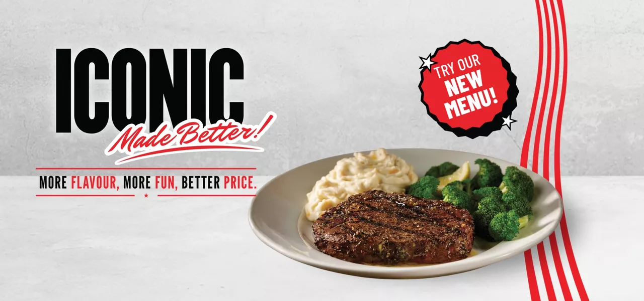Steak on new menu